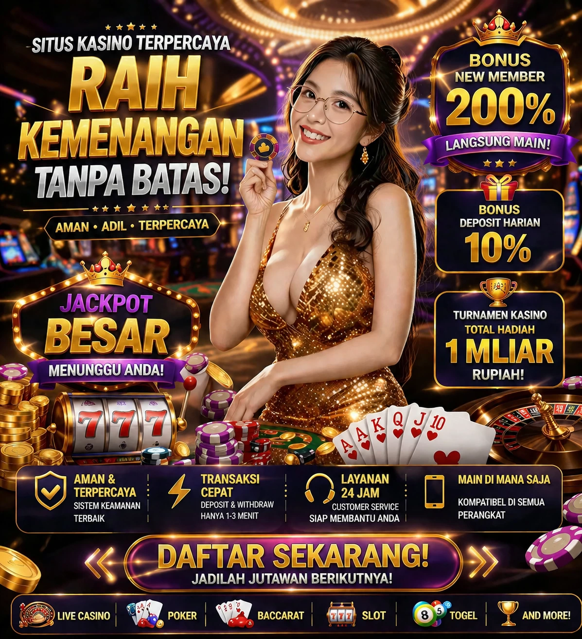 Roleta e blackjack 50bet